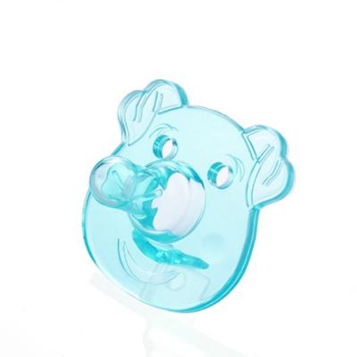 China Natural Soft Breastfeeding AliGan Toddler BPA Pacifier Baby Product Glow Cartoon Monkey Lightweight Orthodontic Soothie Newborn Pig Free for sale