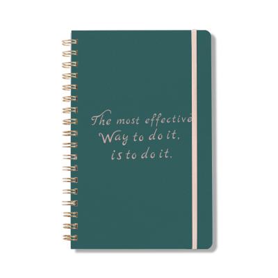 China Memory Jame Printing Planner Color Book Spiral Binding Customize Planner Books Notebook Journal for sale