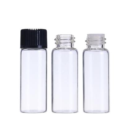 China Arabic Empty Personal Care Bottle 5ml Perfume Essential Oil Mini Sample Glass Bottles With Screw Thread Cap for sale