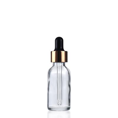 China 24K Cosmetic 30ml 50ml 100ml Boston Pipette Glass Bottles For Eliquid Essential Oil Glass Dropper Bottle for sale