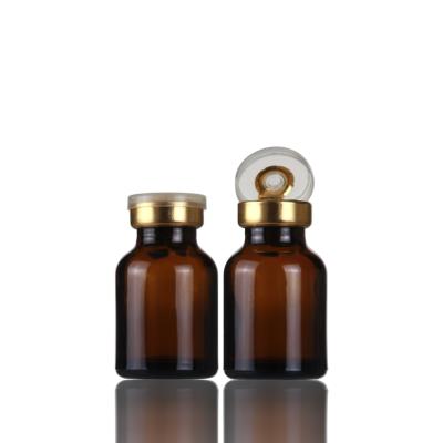 China Medicine Pharmaceutucal 10ml Amber Glass Bottle Molded Pharmaceutical Injection Medicine Vials For Antibiotics for sale