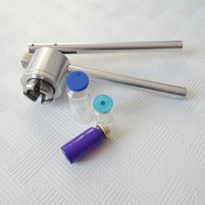 China Medical Manual Crimping Tool Vial Crimper Manual Crimper For 13mm 15mm 20mm Flip Off Top Lid for sale