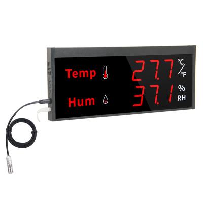 China New! Large Screen Upper/lower limit humidity temperature alarm wifi with tuya app alert humidity temperature control for sale