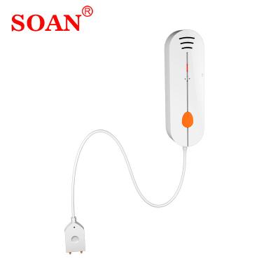 China Independent Use Water Leak Alarm Water Leakage Sensor Detector for Home Security Te koop