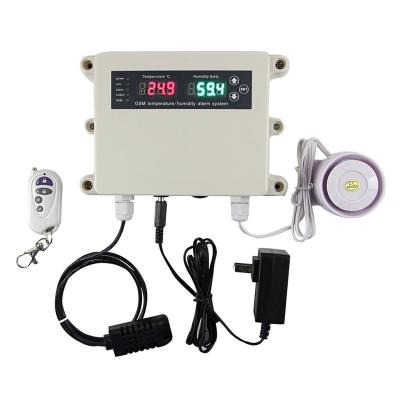 China Digital Humidity and Temperature Monitor Alarm System with Built-in Humidity Sensor Probe, GSM Temperature Monitoring for sale