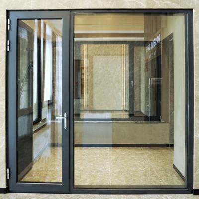 China Living Room Aluminum Casement Door with 35 dB Sound Insulation and Optional Colour for sale