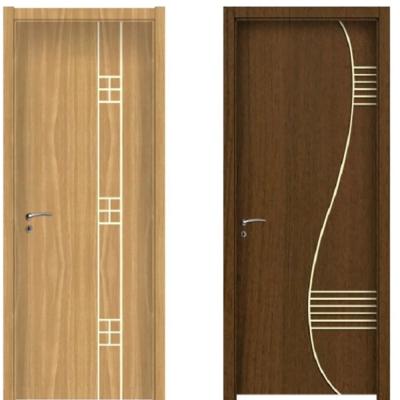 China 70mm Width Latest Designs Pictures Panel Interior Room UPVC PVC Casement Doors for sale