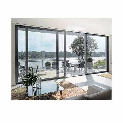 China Minimalist Design Style Super Large High Precision Aluminum Alloy Lift Sliding Door for sale