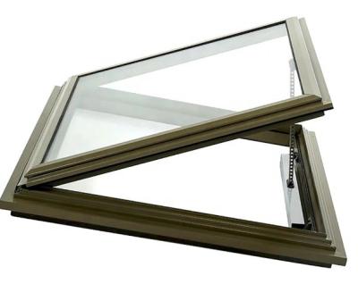 China Level 6 Water Tightness Horizontal Opening Pattern Skylight Windows for Your Building for sale