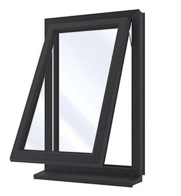 China Customize Your End Home with SKATE Original Hardware Aluminum Bathroom Awning Windows for sale