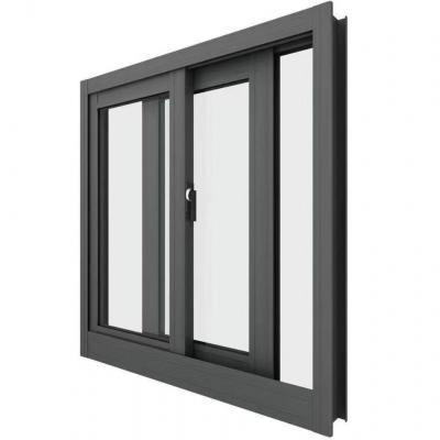 China Good Customized Thermal Break Aluminum Horizontal Sliding Windows With Aluminum Frame for sale