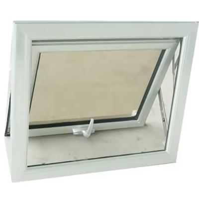 China 8-Way Seal SKATE Grey And White Aluminium Alloy Awning Windows For End Buildings for sale