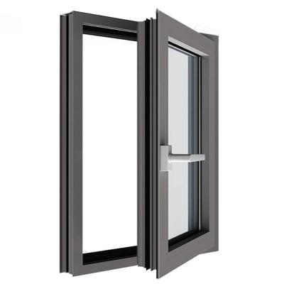 China French Casement Glass Windows With 304 Stainless Steel Mesh And SKATE Original Hardware for sale