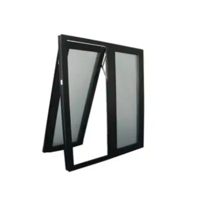 China Thermal Break Double Glazing Top Hung Aluminum Windows With 304 Stainless Steel Mesh for sale