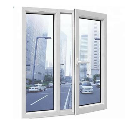 China SKATE Hardware Level 8 Air Tightness Aluminum Windproof Casement Windows for sale