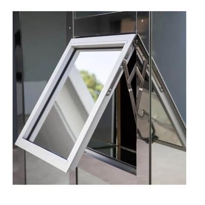 China Third-Party Inspection Facade Decoration Solution Soundproof Top Hung Windows for sale