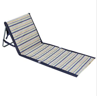 China 2021 Outdoor Weather Furniture High Quality Portable Waterproof Aluminum Folding Beach Bed Chair Sun Sofa for sale