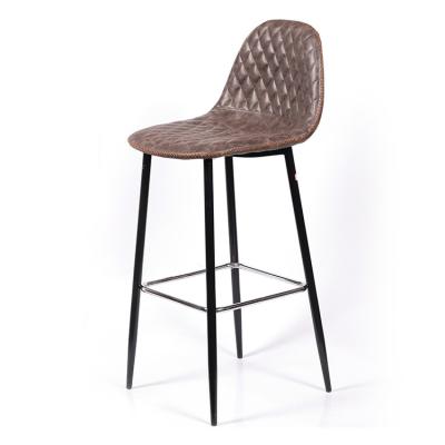 China Jieqi Bar Chair Modern High Quality Luxury Nordic Industrial Dining Stool Contemporary Barstool for sale