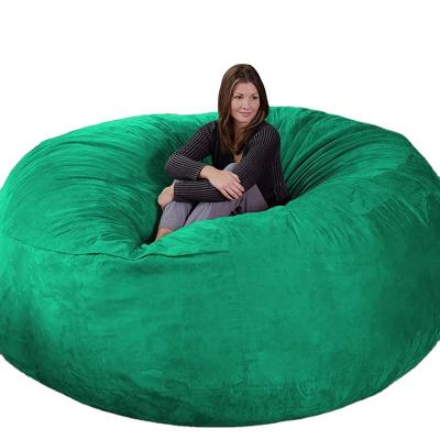 China (Size) Hot Selling Bean Bag Chair Giant Adjustable 8' Memory Foam Furniture Bean Bag Big Sofa With Micro Soft Fiber Cover for sale