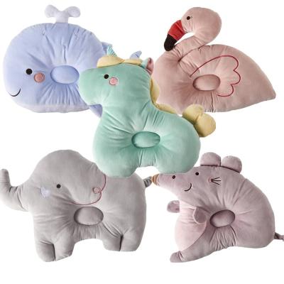 China Customized Babies' Animal Breathable Four Seasons 0-1 Years Baby Elephant Anti-Static Shaping Pillow for sale