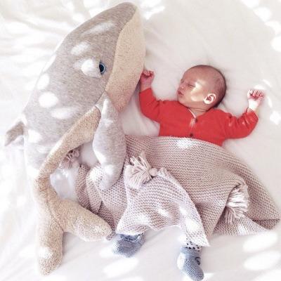 China Children's Room Decoration Shooting Props Shooting Props Whale Dolphin Pillow Baby Super Soft Marine Animal Toy for sale