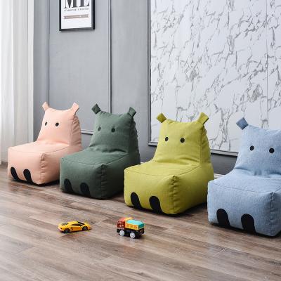 China 2021 Newest Modern Cute Hippo Animal Cartoon Children Comfortable Bean Bag Chair Drop Shipping for sale