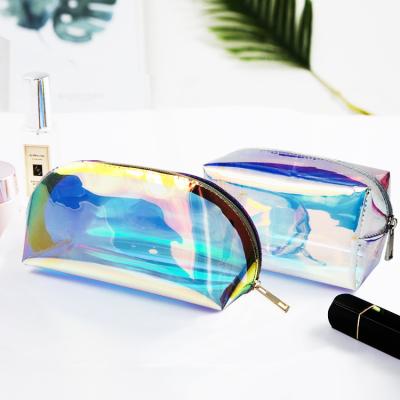 China Lady Cosmetic Bag PVC Small Cosmetic Bag Transparent Cosmetic Bag for sale