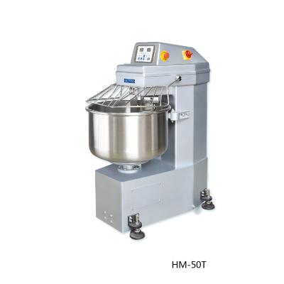 China Snack Factory Hotel Restaurant Equipment Industrial Comercial Spiral Dough Baking Mixer for sale