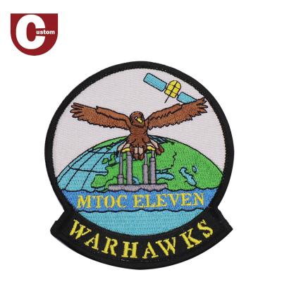 China Viable Custom Made Custom Low Cost Production Boy Scout Letter Patch Embroidered Fabric Patches Embroidery for sale