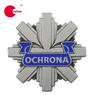 China Europe & North American Hot Selling Professional Metal Badge Lapel Pins Make Your Own Logo Badge for sale