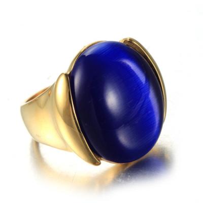 China Fashion Beautiful Big Stone Real Saudi Arabia Gemstone Gold Ring Design Men for sale