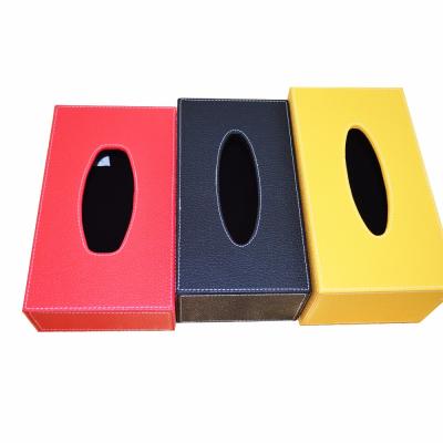 China PU leather fabric leather box cover with four colors, customized and vintage for sale