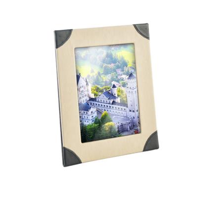 China New Creative Fashion Photo Frame Design Wholesale PU Leather Photo Frame With Good Price for sale