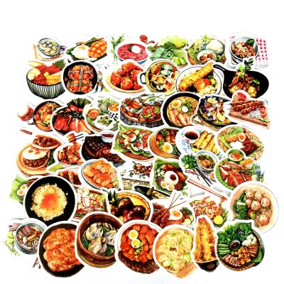 China Suitable for Surfaces 47PCS/Bag Soft International Food Planer Sticker Package Food Diary Sticker, Handmade Food Bombs Stickers, Meal for sale