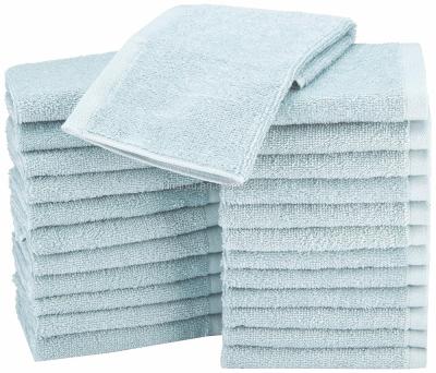 China Sustainable Household Items Polishing Cloth , Microfiber Cotton Absorbent Washcloth / Microfiber Towel for sale