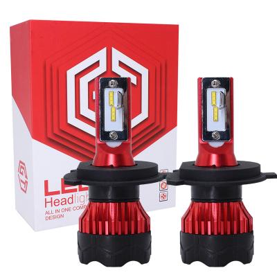 China Aviation Aluminum 6063 Automotive Light H1 LED Led Bulbs For Car 12v 16000LM High Power H11 Kit canbus K5 9005 HB3 h13 HB4 H4 H7 LED Headlight Bulb for sale