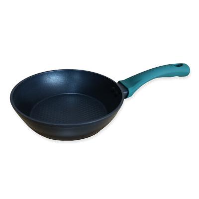 China Sustainable 28cm aluminum alloy wok high quality household cooking utensils low MOQ non-coating non-stick wok for sale