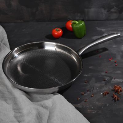 China American Style diversified personalized customization Coating frying pan 28cm stainless steel skillet non stick fry pan cookware for sale