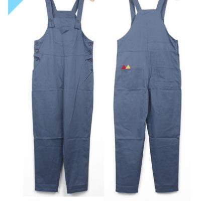 China Poly Cotton Overall Work Bib Pants Plus Size Anti-Shrink for sale