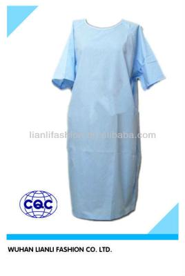 China blue long hospital gown HG-06 for sale