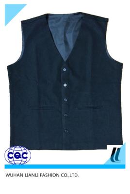 China Anti-pilling classic bartender vest room uniform for sale