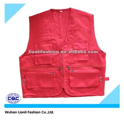 China Breathable Cotton Casual Vests For Men for sale