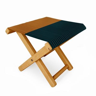 China Modern classic fashion top stable durable sale small portable foldable mobile wooden folding stool chair outdoor fishing stool for sale