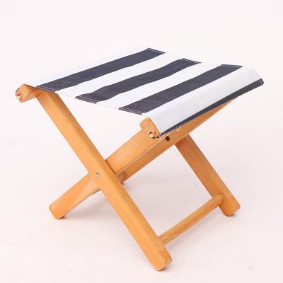 China Manufacturer Cheap Outdoor Travel Stable Durable Small Fishing Garden Resting Portable Folding Wooden Folding Camping Stool for sale