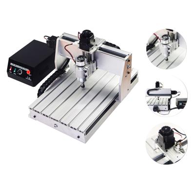 China Lastic DIY Mini Mini Hobby CNC 3040 3Axis /4AXIS Desktop CNC Engraving Machine for PCB Wood Acrylic for sale