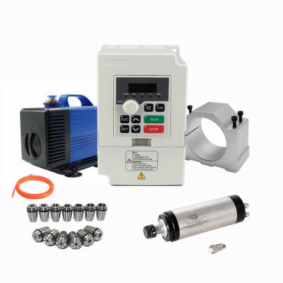 China 2.2KW CNC Engraving Machine CNC Router Spindle Motor Kits Water Cooled Spindle Kit 24000RPM for sale