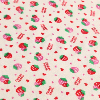 China Breathable 100% Polyester Weft Knitted Printed Skin Friendly Kids Breathable Waterproof Towel Fabric for sale