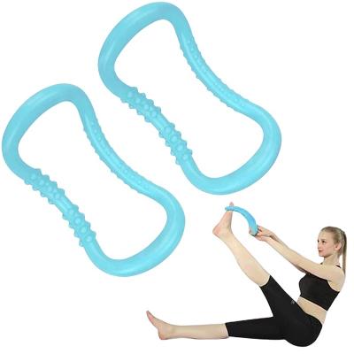 China Durable/Anti Slip Shoulder Massager Yoga Pilates Back Ring/Eco-Friendly/Lightweight Home Magic Foot Circle Fitness Gym Training Workout for sale