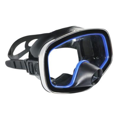 China Adult Purge Valve One Way Single Lens Nearsight Mask Waterproof Wide Dive Mask for sale