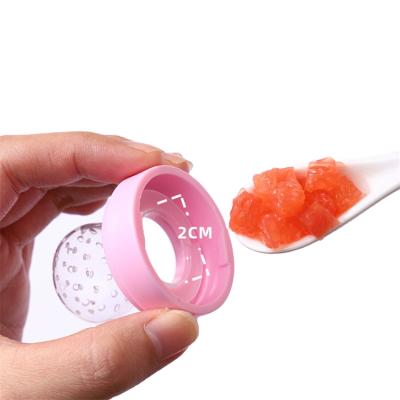 China Silicone Baby Fruit Bite Bag Fruit and Vegetable Joy Baby Eat Food Device Silica Gel Teeth Grinding Auxiliary Stick for sale